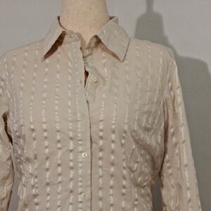 Apt-9 Women's White and Cream Blouse